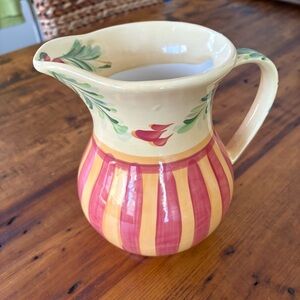 Vintage Gail Pittman Siena Southern Living at Home 8” Pitcher Cottagecore